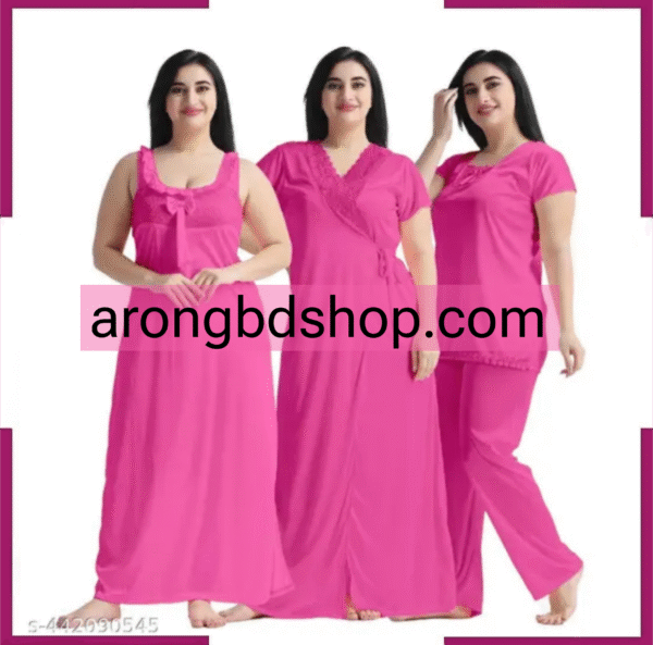 4 Part Mistry Color Nighty