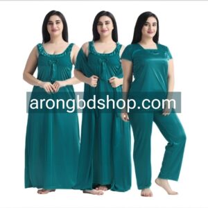 4 Part Tore Color Nighty