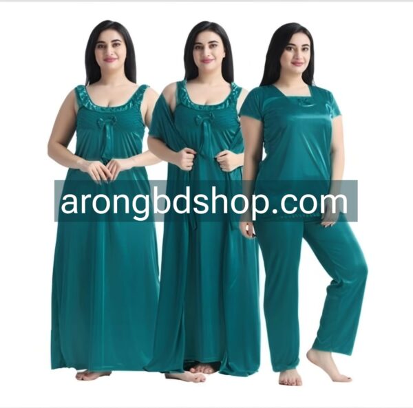 4 Part Tore Color Nighty